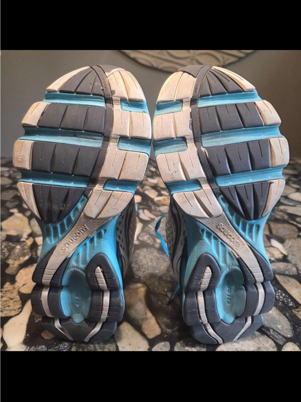 Saucony Shadow Genesis Womens Teal White Running Shoes Sneakers Size 9 15105-1 - Picture 5 of 7